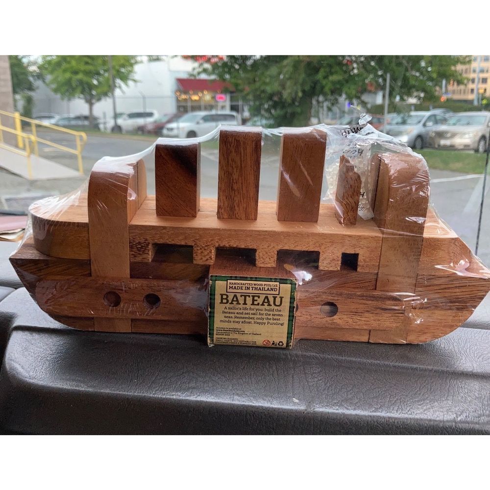Siam Mandalay Bateau Wooden 3D Puzzle NEW